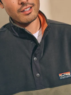 Faherty Brand Jackets & Vests*Low Pile Fleece Popover -