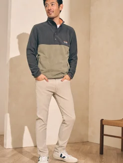 Faherty Brand Jackets & Vests*Low Pile Fleece Popover -