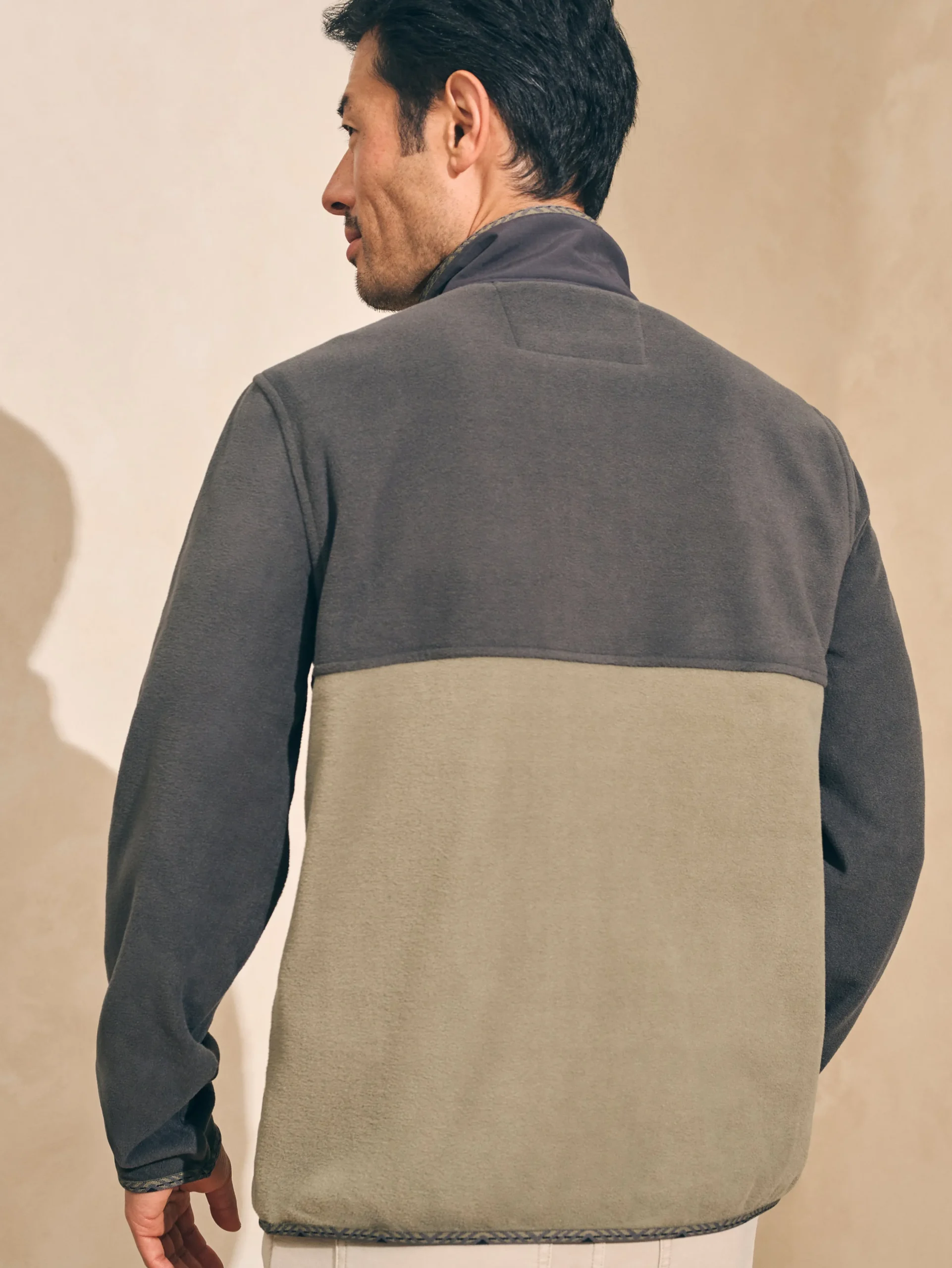 Faherty Brand Jackets & Vests*Low Pile Fleece Popover -