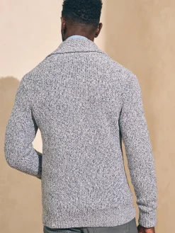 Faherty Brand Sweaters*Marled Cotton Cardigan -