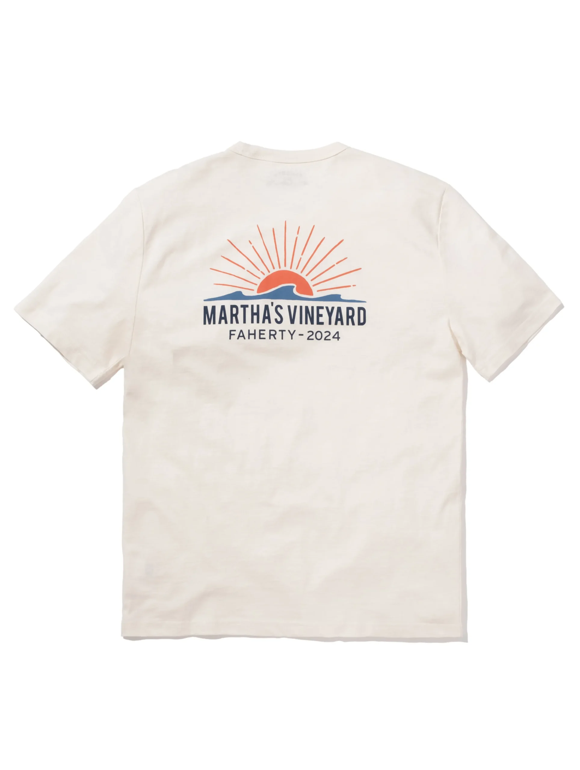 Faherty Brand T-Shirts & Henleys*Martha's Vineyard Short-Sleeve Crew T-Shirt -