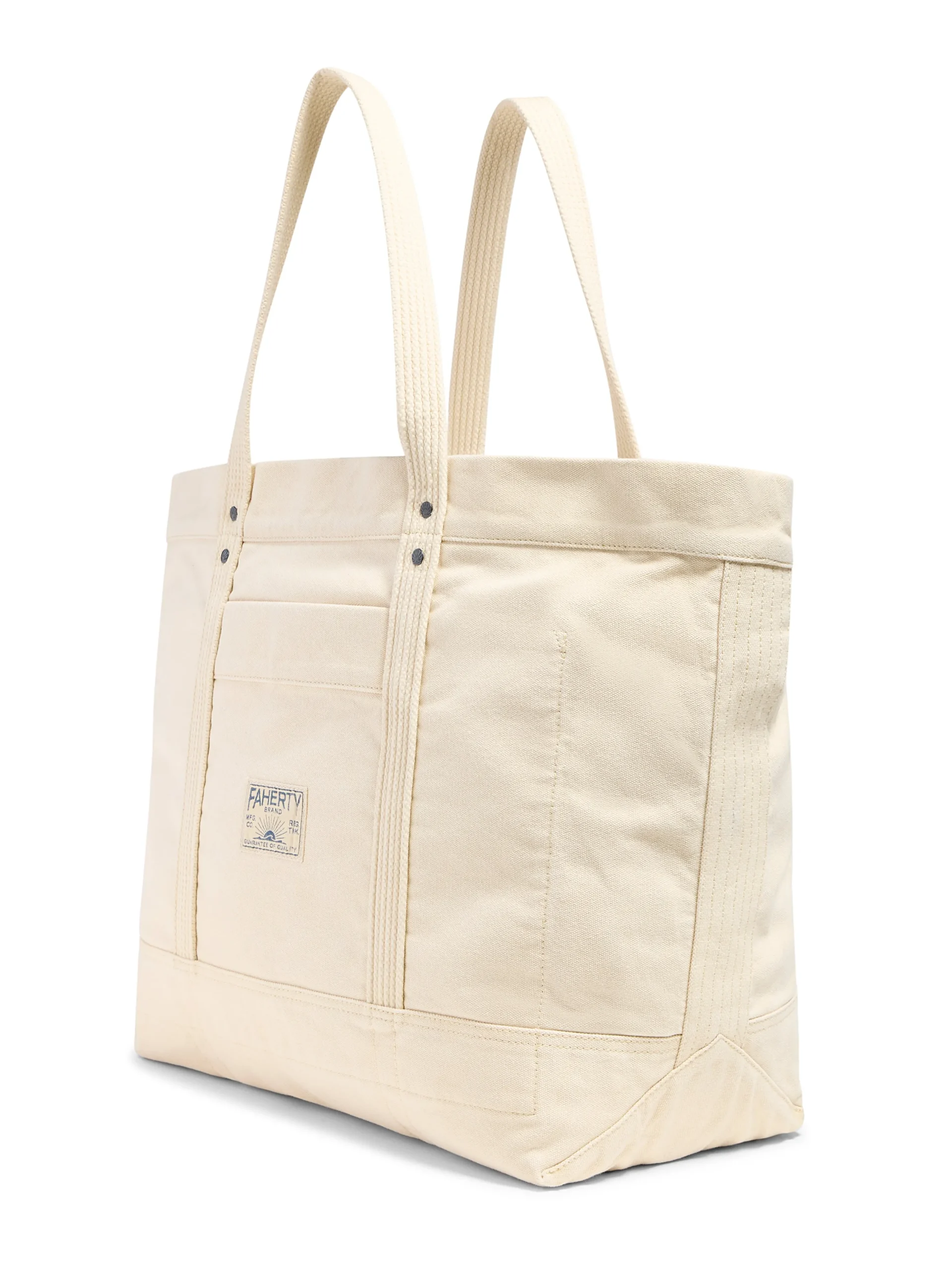 Women Faherty Brand Bags|Bags*Medium Sunwashed Canvas Tote -