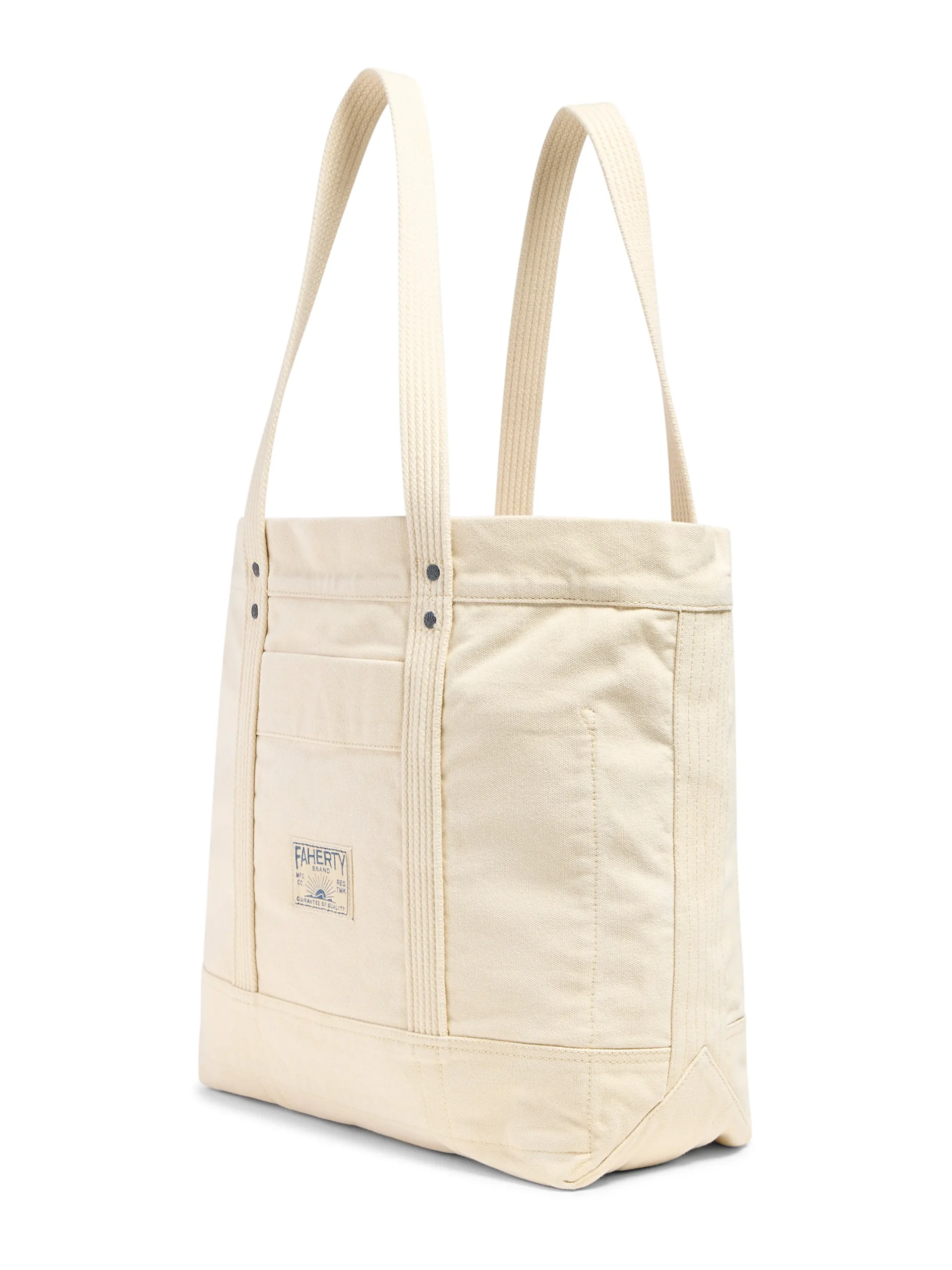 Women Faherty Brand Bags|Bags*Medium Sunwashed Canvas Tote -