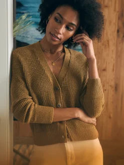 Women Faherty Brand Sweaters*Miramar Linen Cardigan -