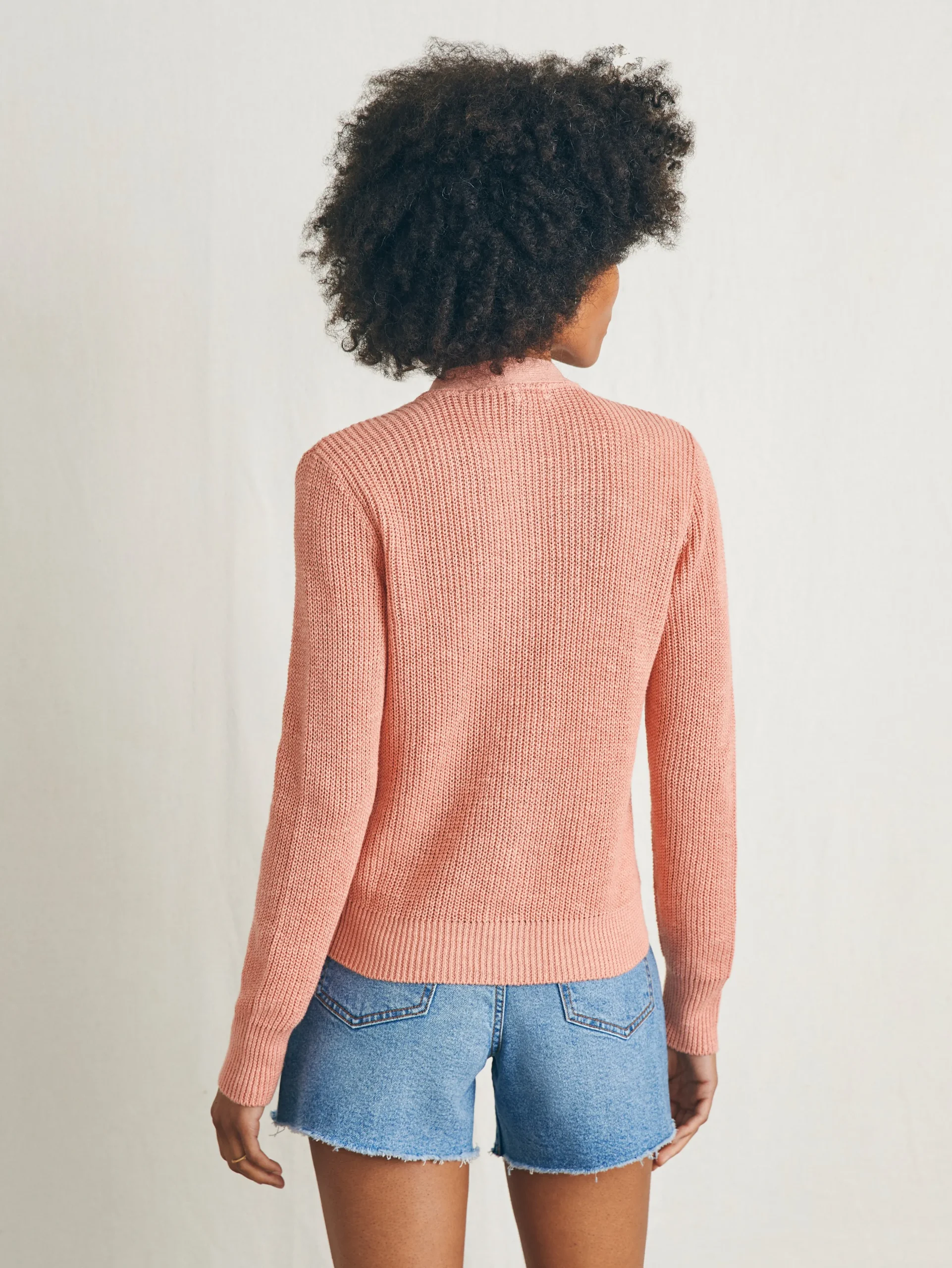 Women Faherty Brand Sweaters*Miramar Linen Cardigan -