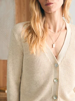 Women Faherty Brand Sweaters*Miramar Linen Cardigan -