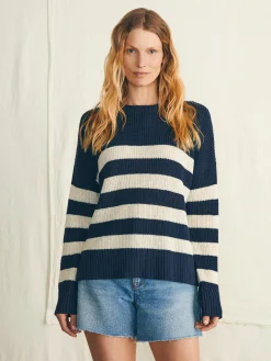 Women Faherty Brand Sweaters*Miramar Linen Crew Sweater -
