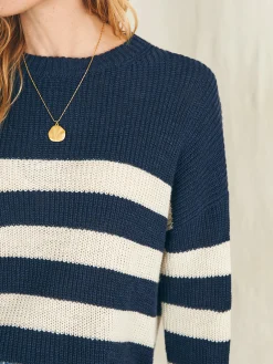 Women Faherty Brand Sweaters*Miramar Linen Crew Sweater -