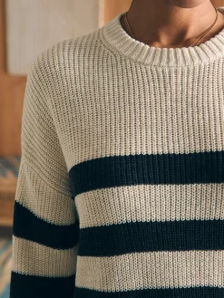 Women Faherty Brand Sweaters*Miramar Linen Crew Sweater -