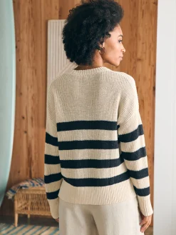 Women Faherty Brand Sweaters*Miramar Linen Crew Sweater -