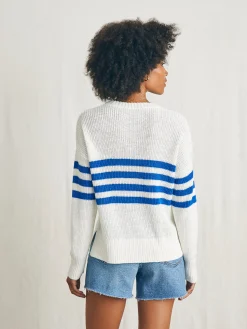 Women Faherty Brand Sweaters*Miramar Linen Crew Sweater -