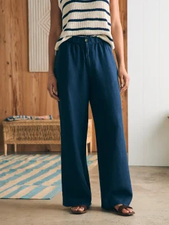 Women Faherty Brand Pants*Monterey Linen Pant -