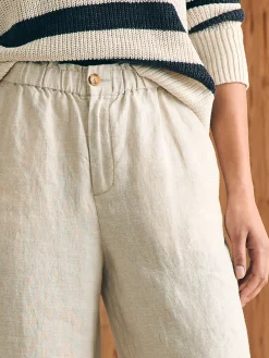 Women Faherty Brand Pants*Monterey Linen Pant -