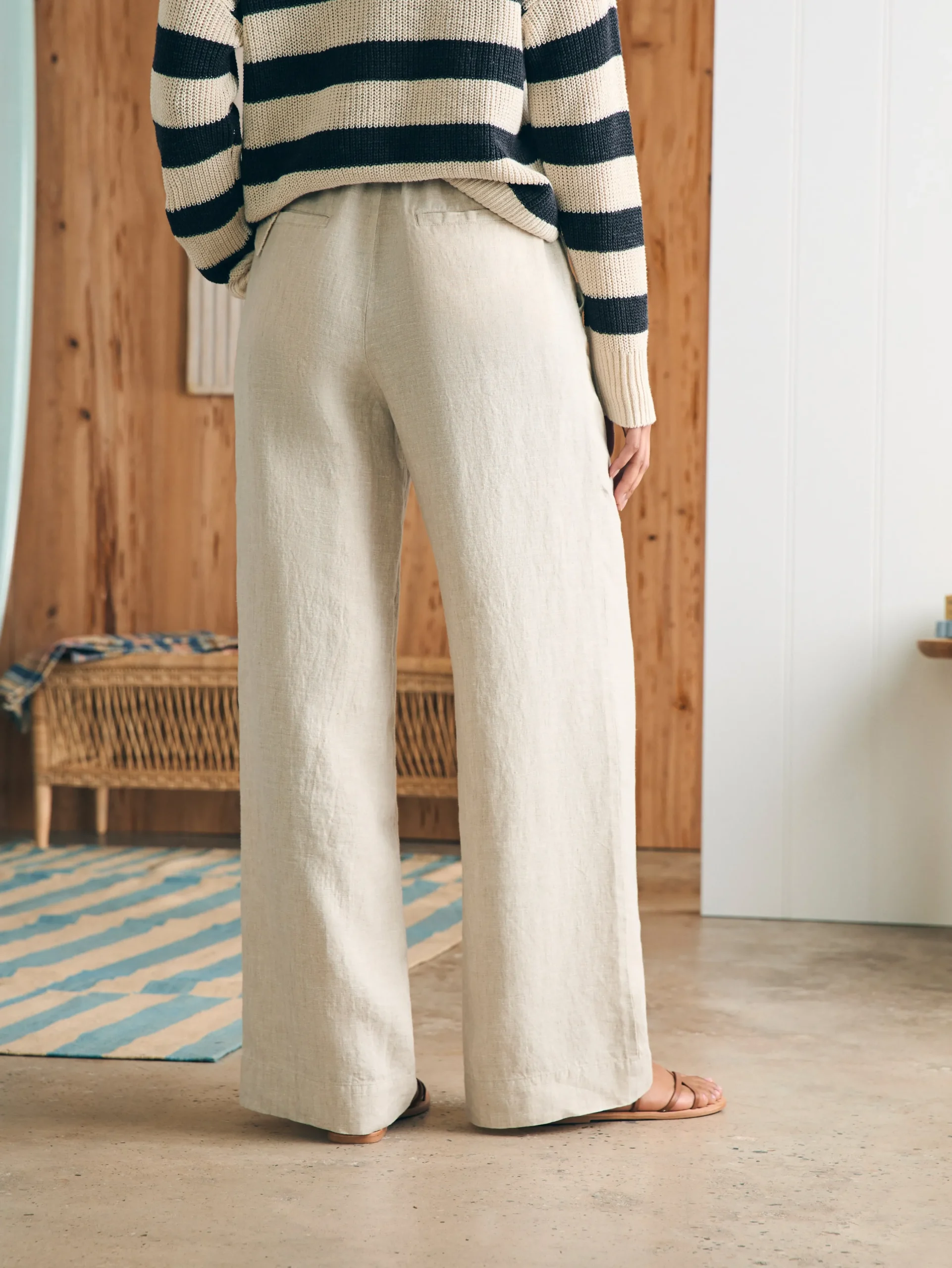 Women Faherty Brand Pants*Monterey Linen Pant -