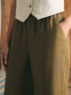Women Faherty Brand Pants*Monterey Linen Pant -