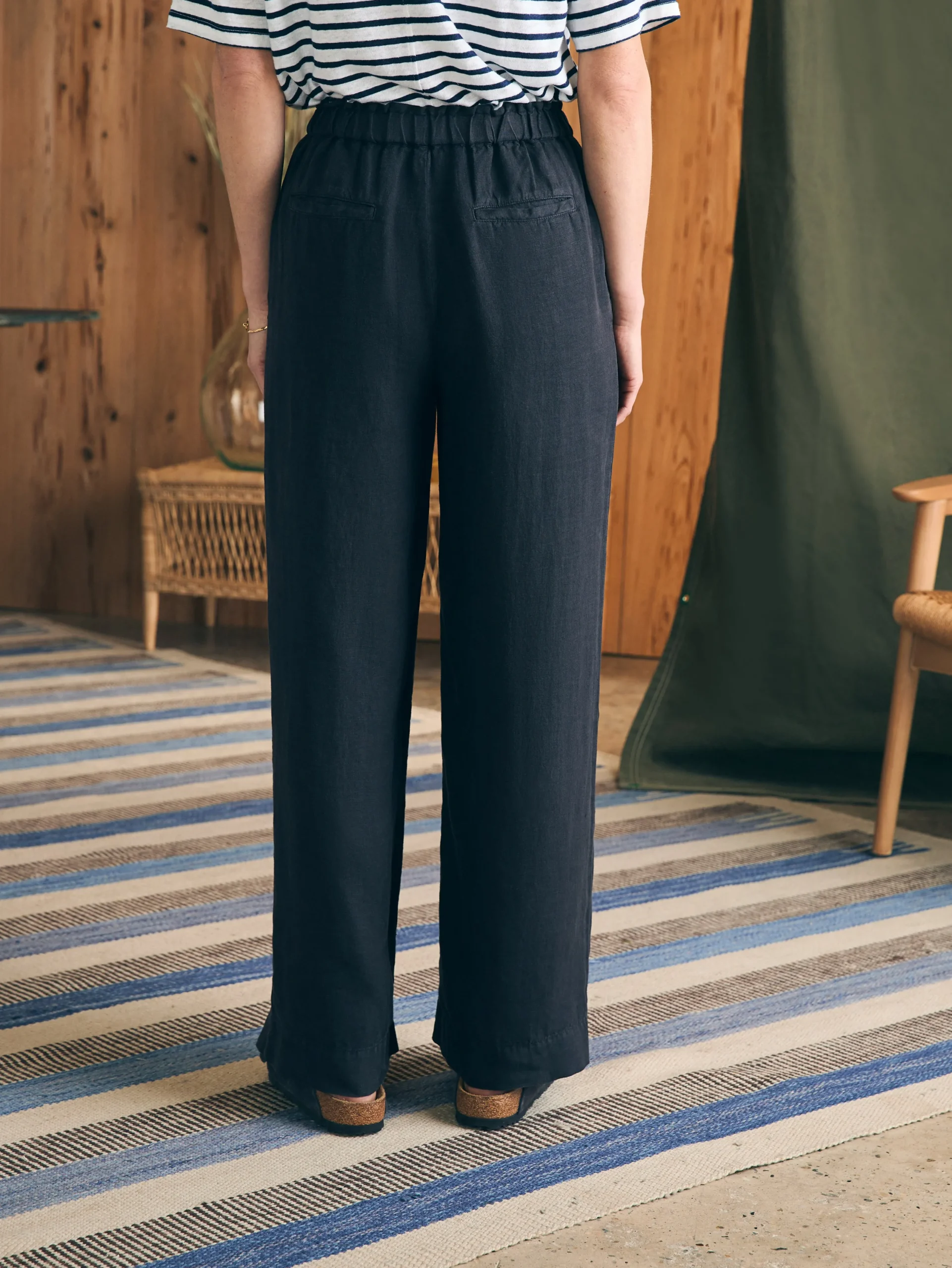 Women Faherty Brand Pants*Monterey Linen Pant -