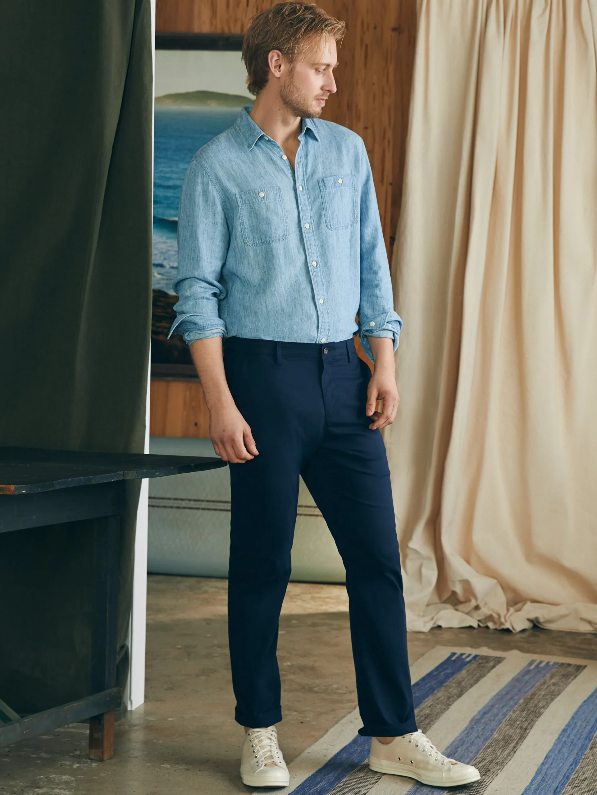 Faherty Brand Pants*Movement™ Chino Pant (32" Inseam) -