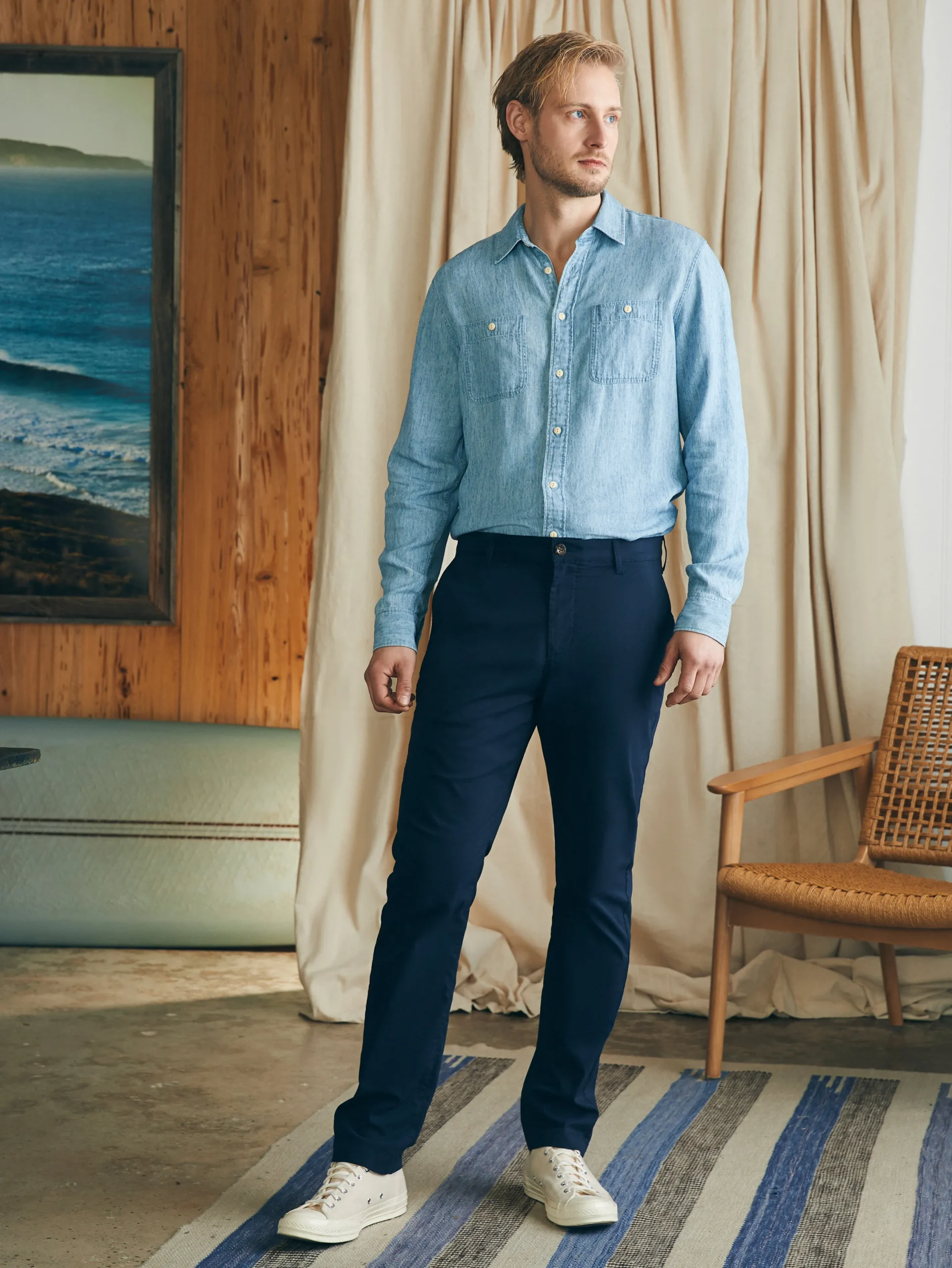 Faherty Brand Pants*Movement™ Chino Pant (32" Inseam) -