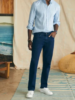 Faherty Brand Pants*Movement™ Denim (32" Inseam) -