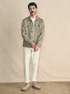 Faherty Brand Jackets & Vests*Movement™ Flex Linen Shirt Jacket -
