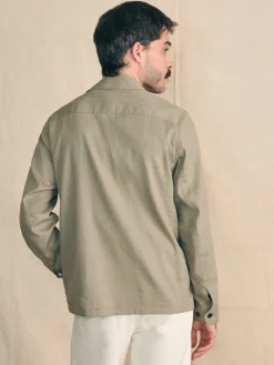 Faherty Brand Jackets & Vests*Movement™ Flex Linen Shirt Jacket -