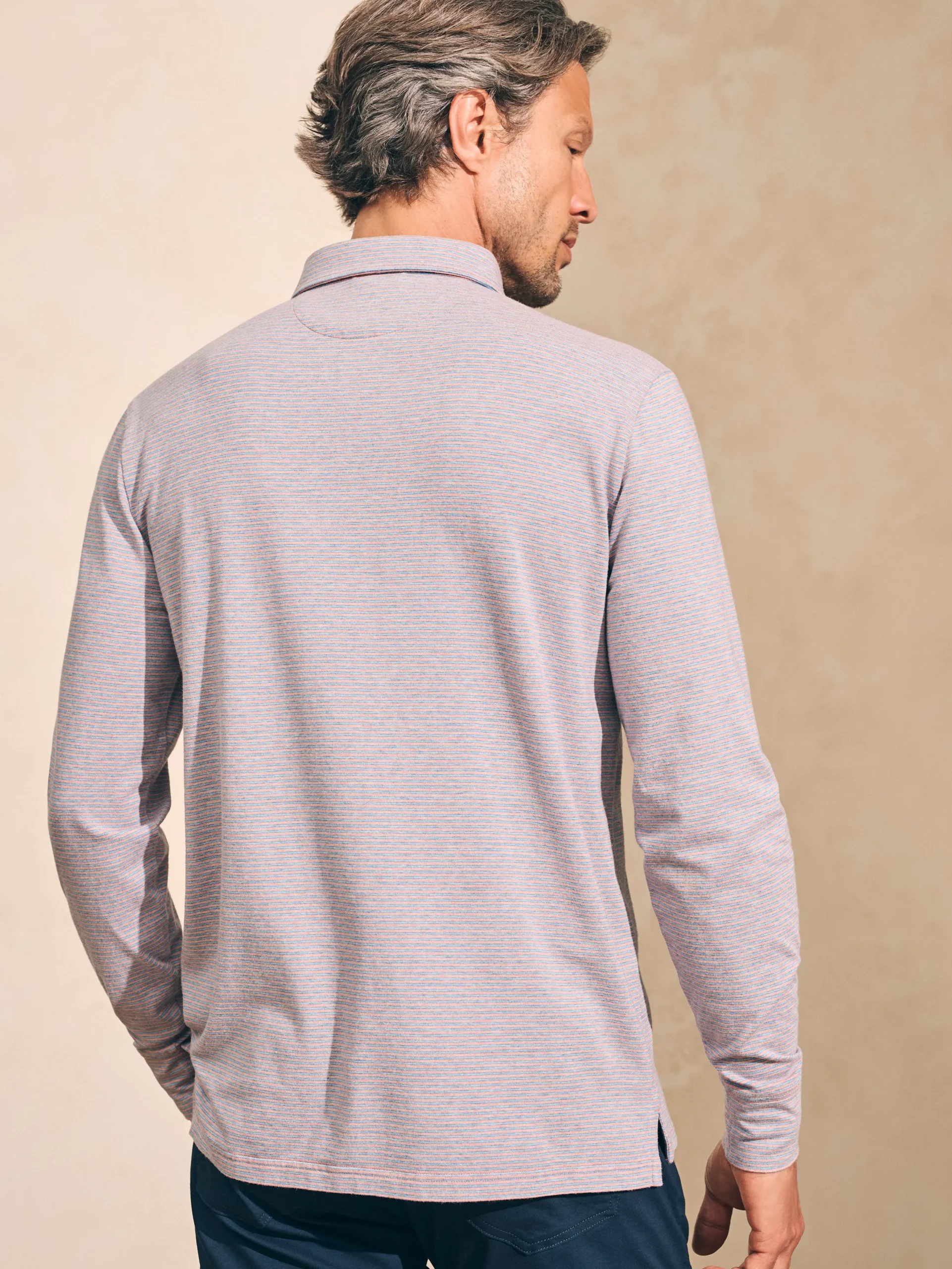 Faherty Brand Polo Shirts|T-Shirts & Henleys*Movement™ Long-Sleeve Polo Shirt -