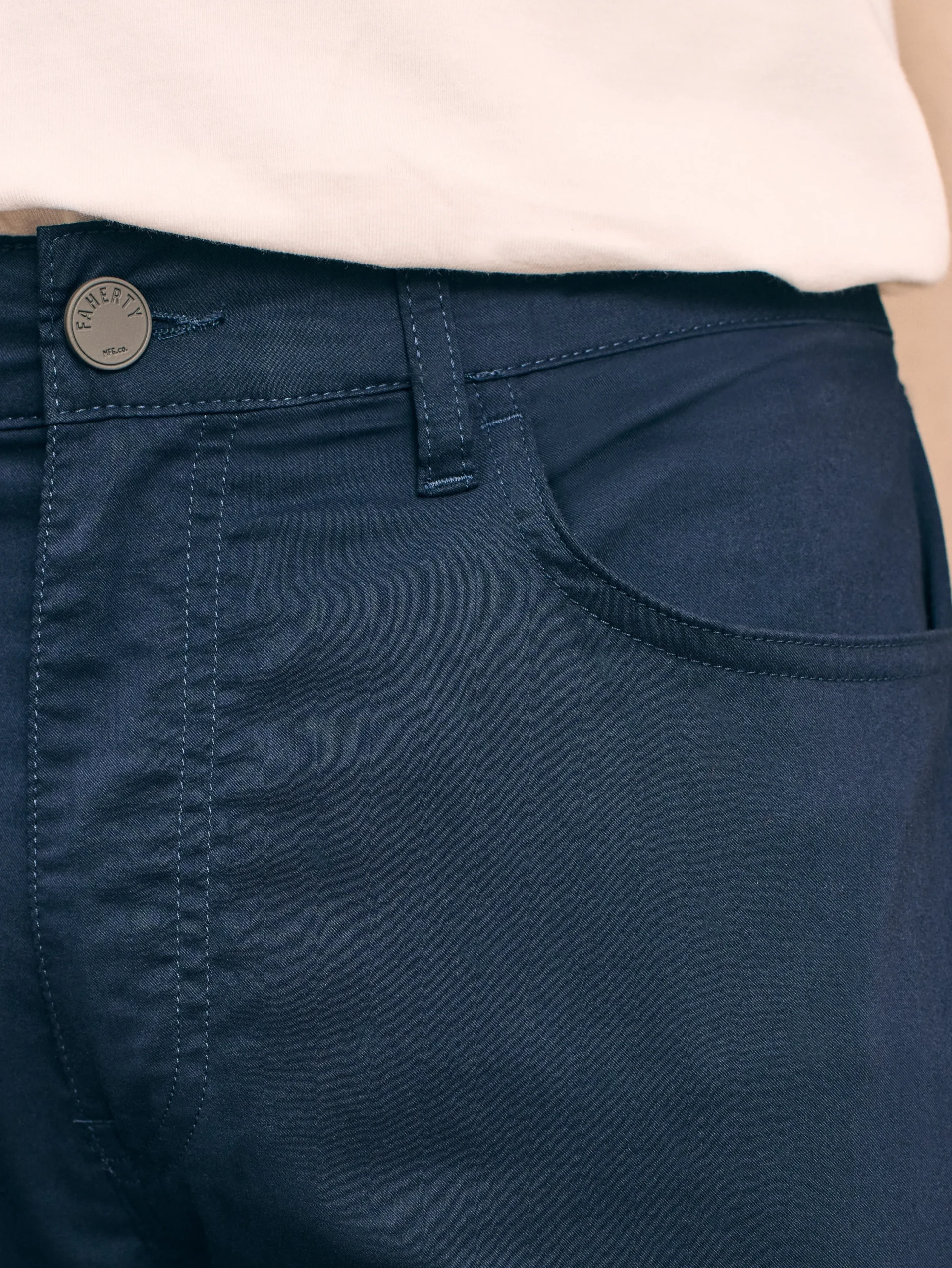 Faherty Brand Pants*Movement™ 5-Pocket Pant Athletic Fit -