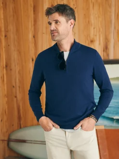 Faherty Brand Sweaters*Movement™ Quarter Zip Sweater (Tall) -