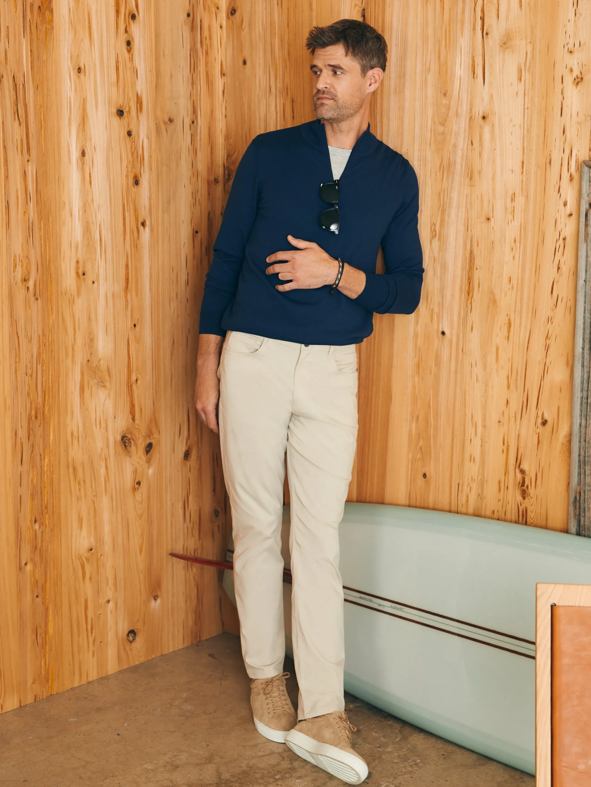 Faherty Brand Sweaters*Movement™ Quarter Zip Sweater (Tall) -