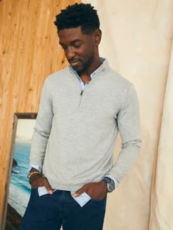 Faherty Brand Sweaters*Movement™ Quarter Zip Sweater (Tall) -