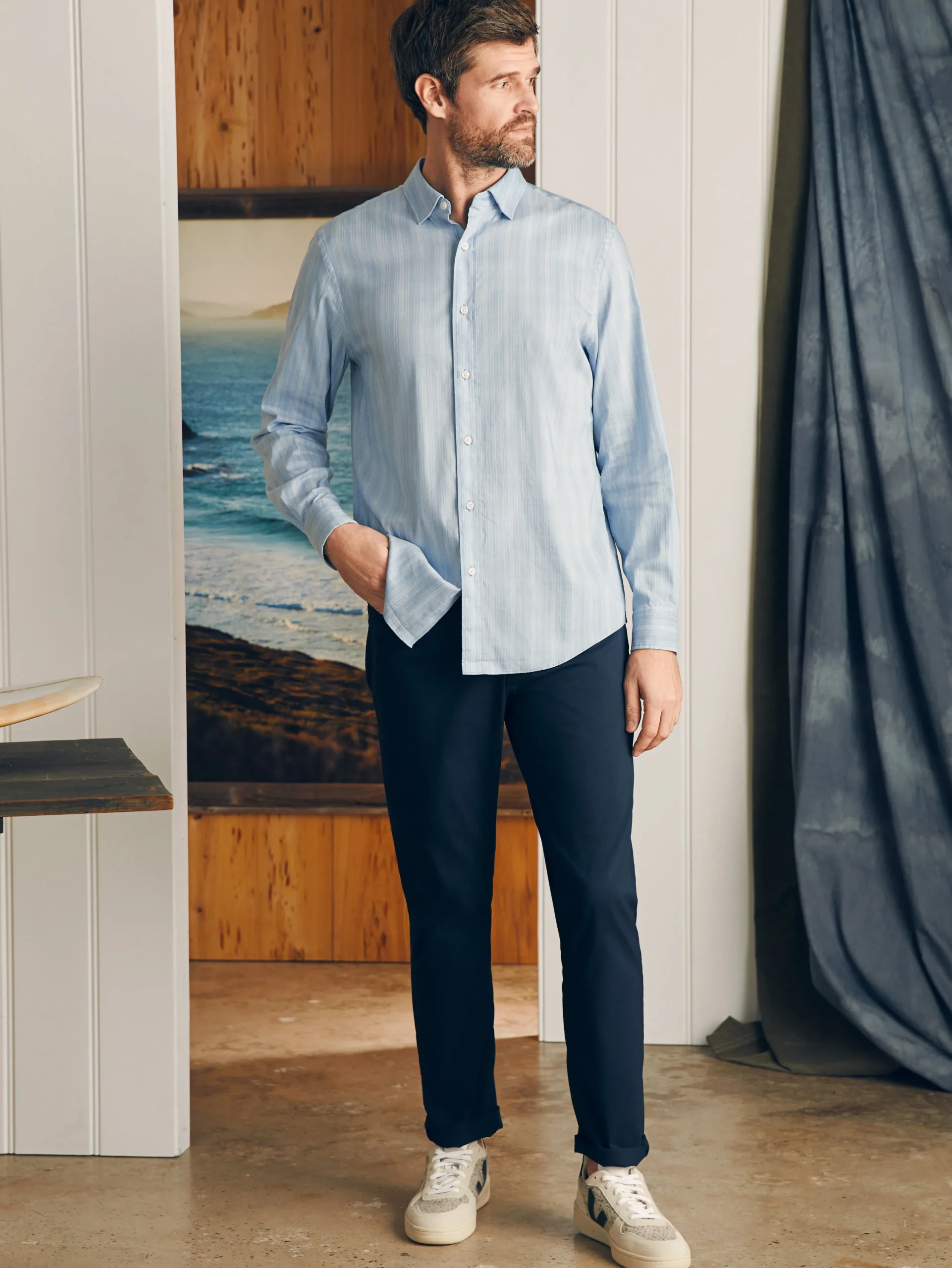Faherty Brand Shirts*Movement™ Shirt Classic Fit -