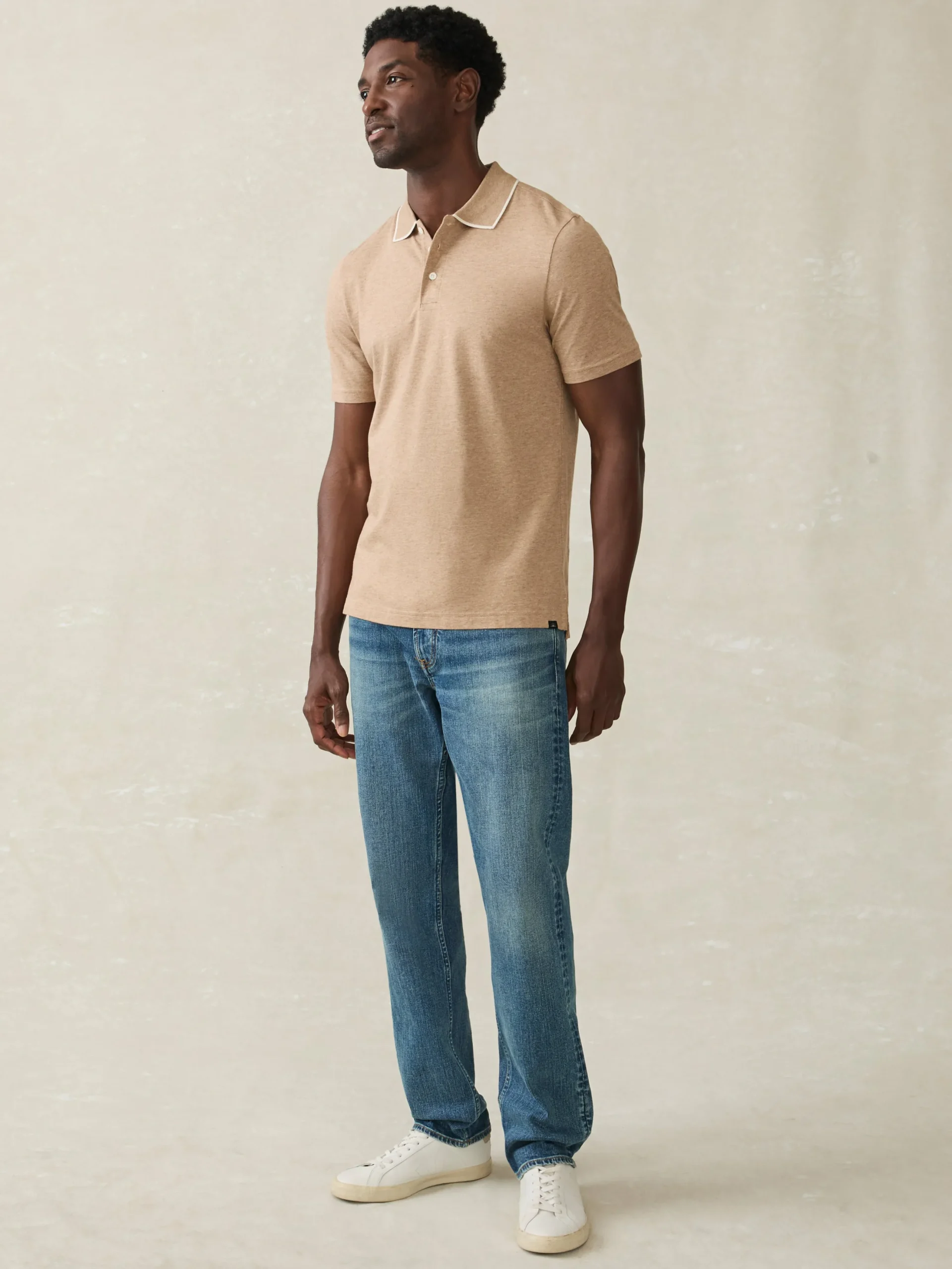 Faherty Brand Polo Shirts|T-Shirts & Henleys*Movement™ Short-Sleeve Pique Polo Shirt -