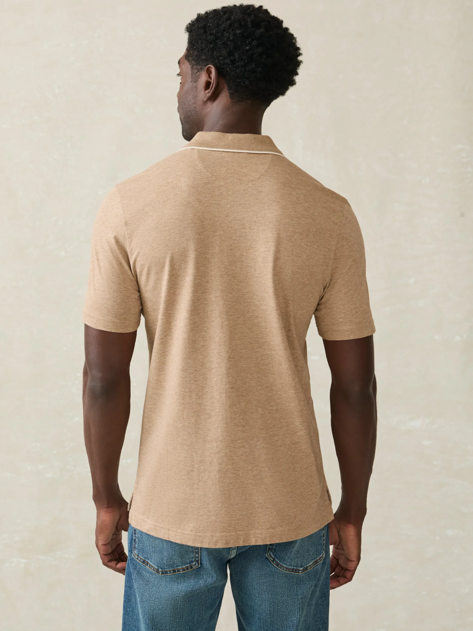 Faherty Brand Polo Shirts|T-Shirts & Henleys*Movement™ Short-Sleeve Pique Polo Shirt -
