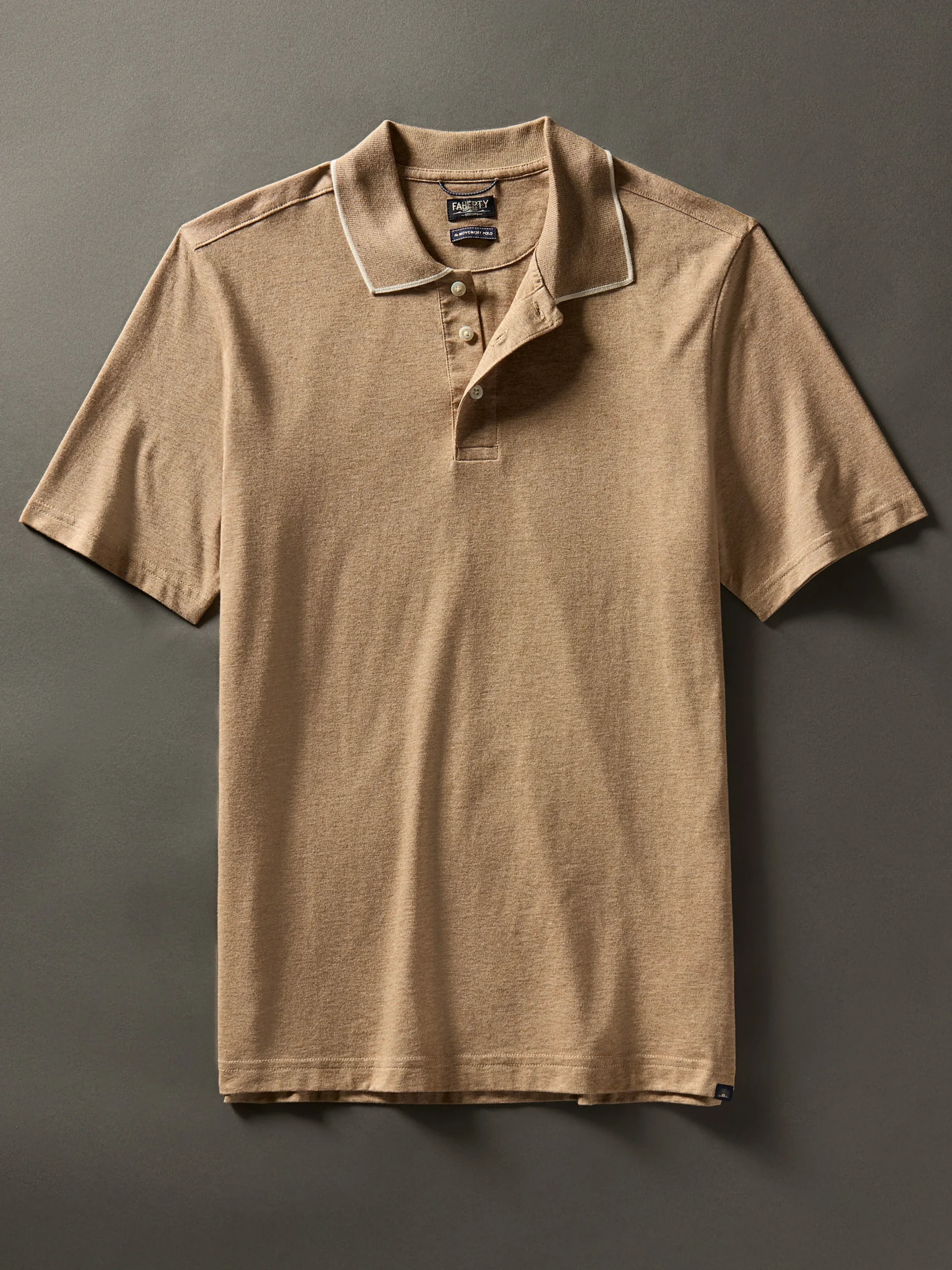 Faherty Brand Polo Shirts|T-Shirts & Henleys*Movement™ Short-Sleeve Pique Polo Shirt -