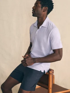 Faherty Brand Polo Shirts*Movement™ Short-Sleeve Pique Polo Shirt -
