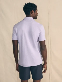 Faherty Brand Polo Shirts*Movement™ Short-Sleeve Pique Polo Shirt -