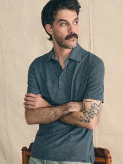 Faherty Brand Polo Shirts*Movement™ Short-Sleeve Pique Polo Shirt -