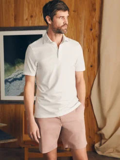 Faherty Brand Polo Shirts*Movement™ Short-Sleeve Pique Polo Shirt -