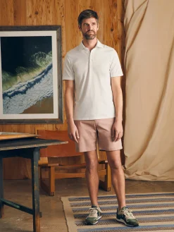 Faherty Brand Polo Shirts*Movement™ Short-Sleeve Pique Polo Shirt -
