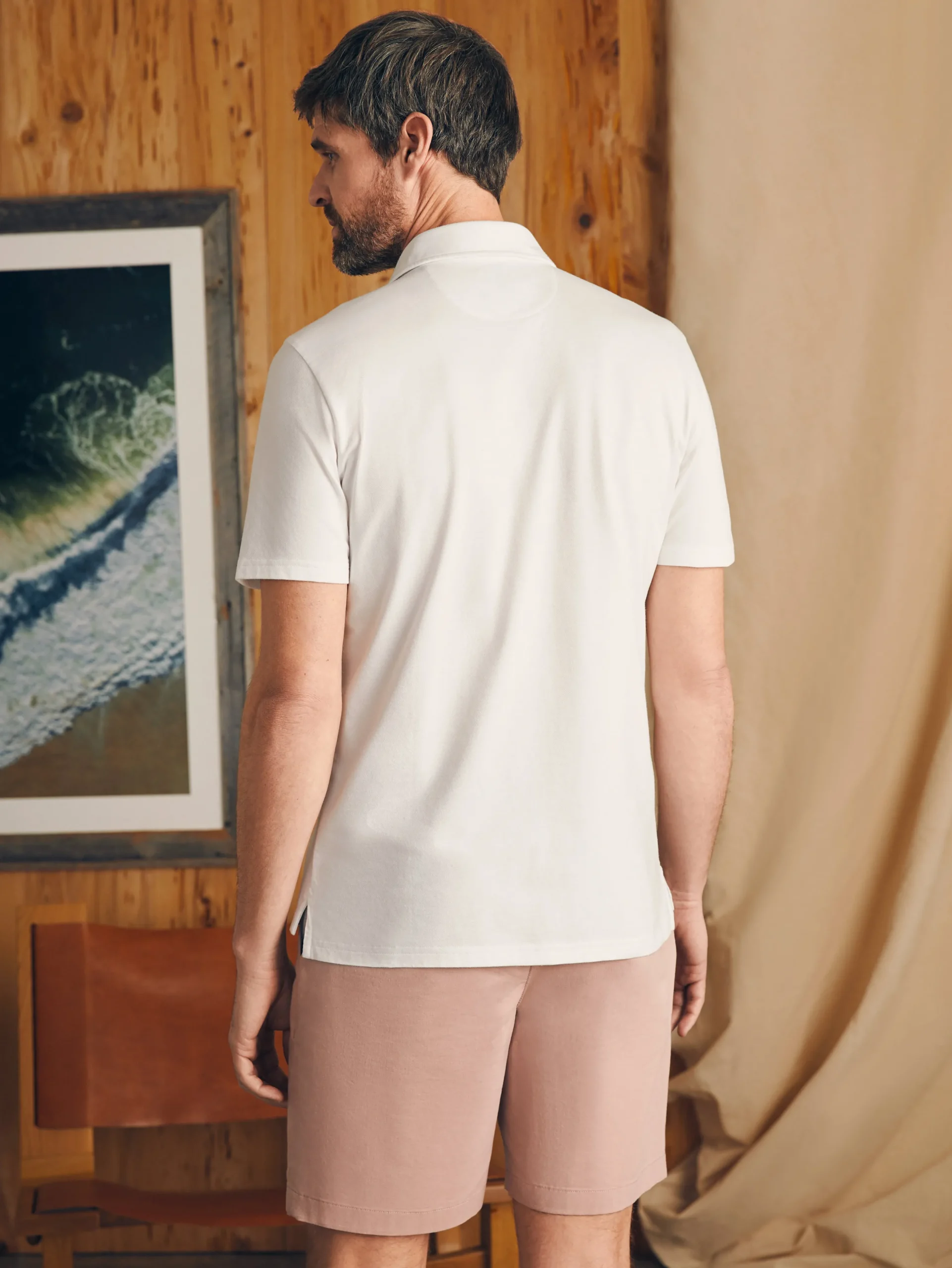 Faherty Brand Polo Shirts*Movement™ Short-Sleeve Pique Polo Shirt -