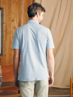 Faherty Brand Polo Shirts*Movement™ Short-Sleeve Pique Polo Shirt -