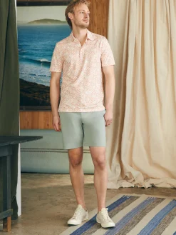 Faherty Brand Polo Shirts*Movement™ Short-Sleeve Pique Polo Shirt -