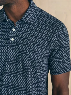 Faherty Brand Polo Shirts*Movement™ Short-Sleeve Pique Polo Shirt -
