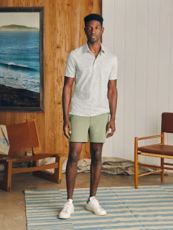 Faherty Brand Polo Shirts*Movement™ Short-Sleeve Pique Polo Shirt -