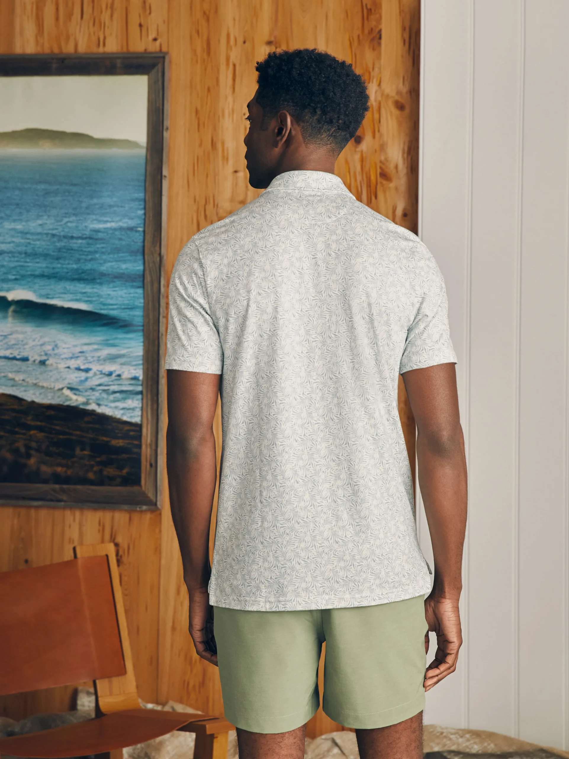 Faherty Brand Polo Shirts*Movement™ Short-Sleeve Pique Polo Shirt -