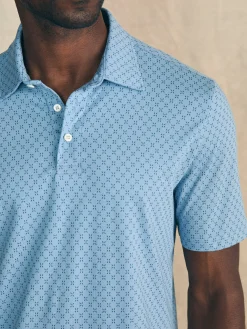 Faherty Brand Polo Shirts*Movement™ Short-Sleeve Pique Polo Shirt -