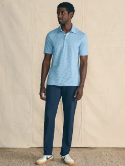 Faherty Brand Polo Shirts*Movement™ Short-Sleeve Pique Polo Shirt -