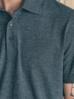 Faherty Brand Polo Shirts*Movement™ Short-Sleeve Pique Polo Shirt (Tall) -
