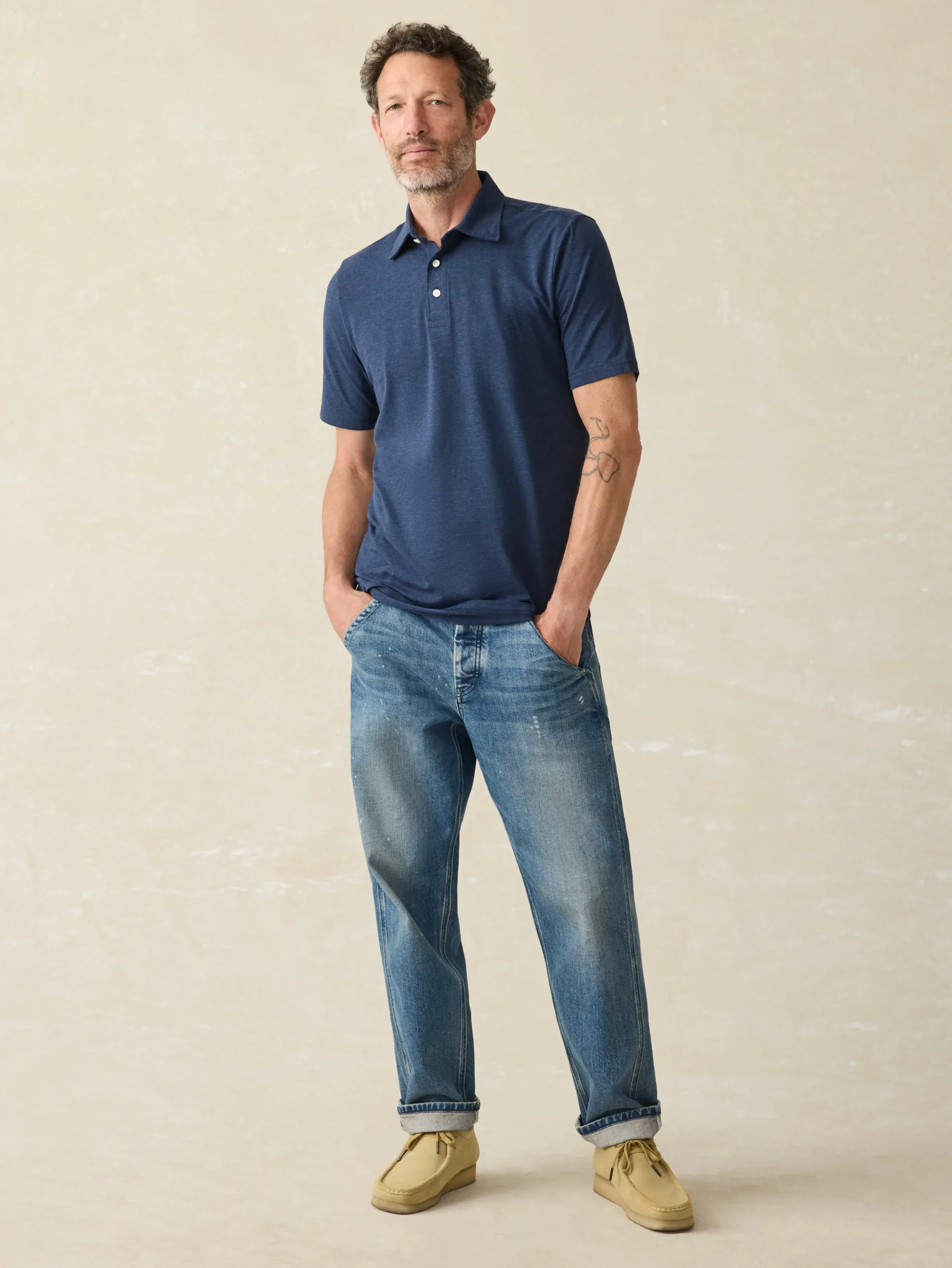 Faherty Brand Polo Shirts*Movement™ Short-Sleeve Polo Shirt -
