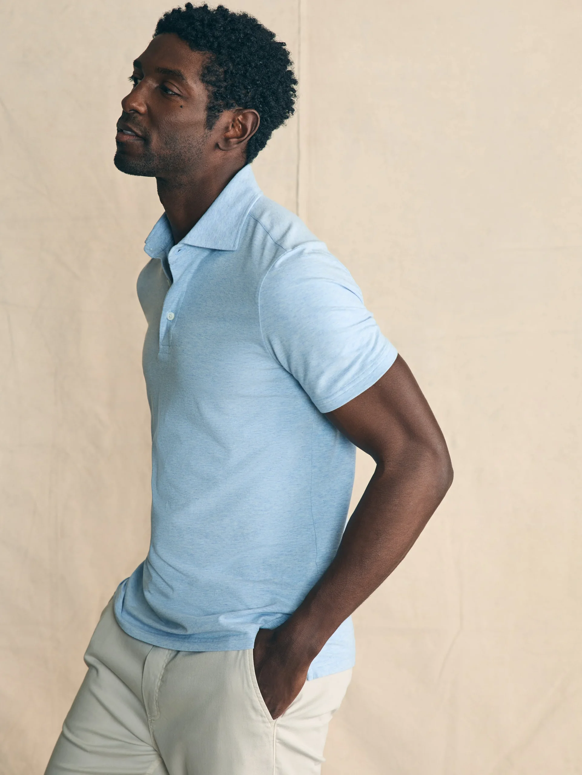 Faherty Brand Polo Shirts|T-Shirts & Henleys*Movement™ Short-Sleeve Polo Shirt (Tall) -